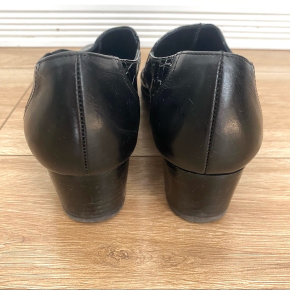 Amalfi By Rangoni Womens Black Patent Leather Faux Snakeskin Loafers Size 8 - Picture 8 of 8